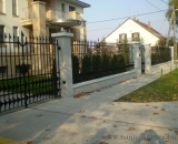 modern kovácsolt kerítés (Debrecen)