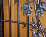 Borozó ajtó rács  részlete (Debrecen)