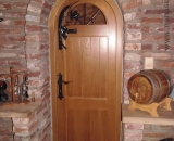 Borozó ajtó kilincs és rács (Debrecen)